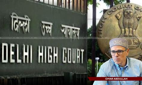 Delhi High Court Rejects Omar Abdullahs Divorce Plea Against Estranged Wife