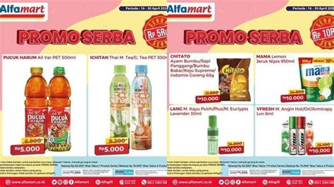 Katalog Promo Alfamart Hari Ini April Beli Minuman Teh Kotak