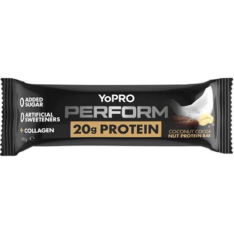 Calories In Yopro Perform High Protein Snack Bar Salted Caramel Calcount