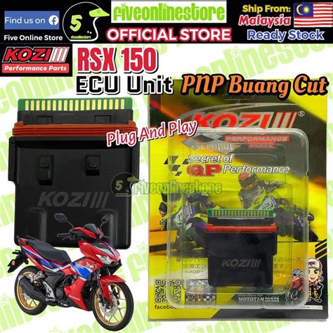 KOZI KZR Racing PNP ECU Unit Racing RSX RSX150 RS X RSX 150 RS150 V3