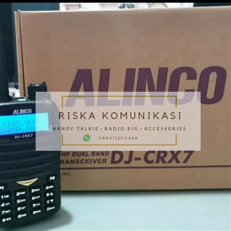 HT ALINCO DJ CRX7 DUALBAND HT ALINCO DJ CRX 7 VHF UHF ORIGINAL