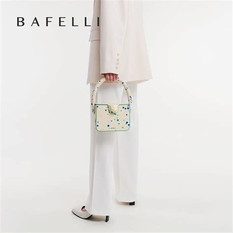 Bafelli New Women S Handbag Boxy Genuine Leather Original Designer