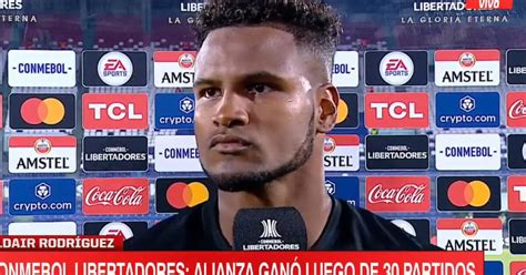 Alianza Lima Aldair Rodríguez se pronunció tras ser la figura de