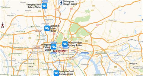 Guangzhou Railway Station Map, address, location