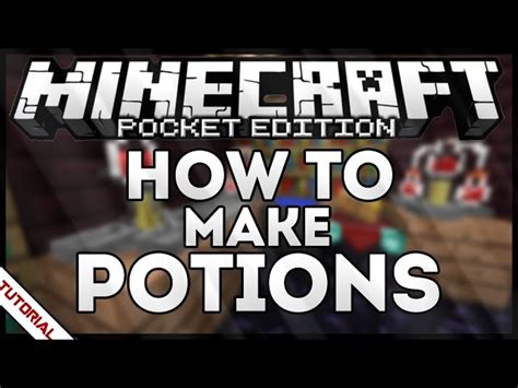 How To Make Potions Minecraft Pocket Edition