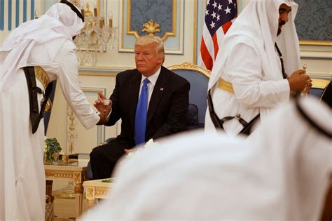 Saudis Welcome Trump With Gold Medal Receive Arms Package The