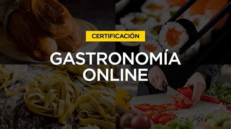 CURSO DE GASTRONOMÍA ONLINE INCLUYE 7 CURSOS YouTube