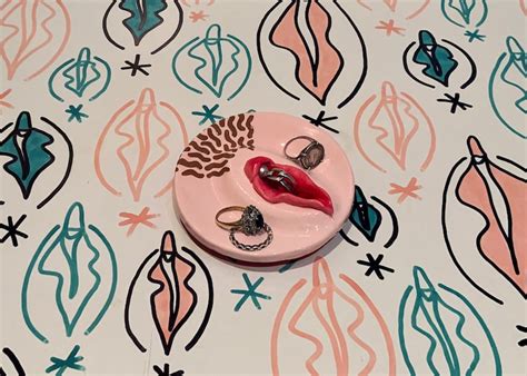 Handmade Pussy Clay Incense Holder Ring Dish Etsy