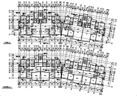 三套高层精美住宅楼建筑设计施工cad图纸（含说明）图纸设计说明土木在线