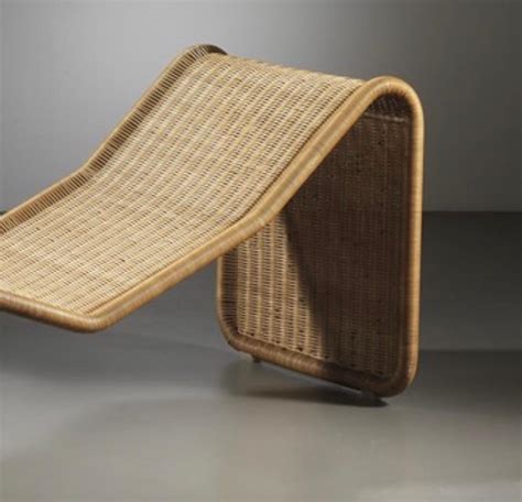 P3S Rattan Lounge Chair By Tito Agnoli For Bonacina Italy 1960s For