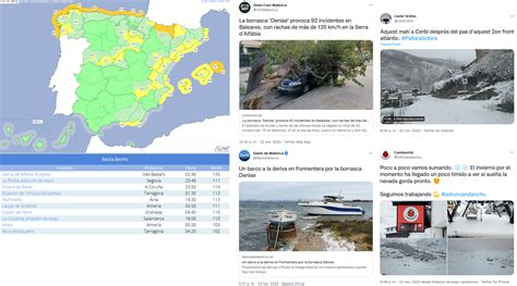 Borrasca Denise Agencia Estatal de Meteorología AEMET Gobierno de