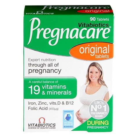 Vitabiotics Pregnacare Original 90 Tablets HealthWise