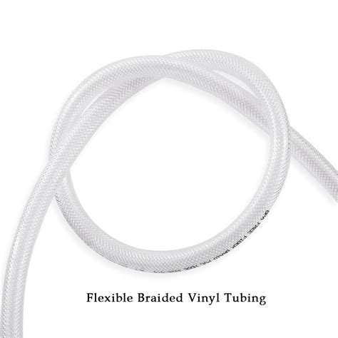 Snapklik DAVCO 1 2 ID 100 Ft Heavy Duty Braided Clear Plastic