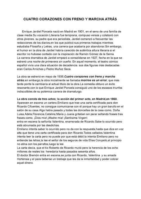 Cuatro Corazones Con Freno Y Marcha Atras 3