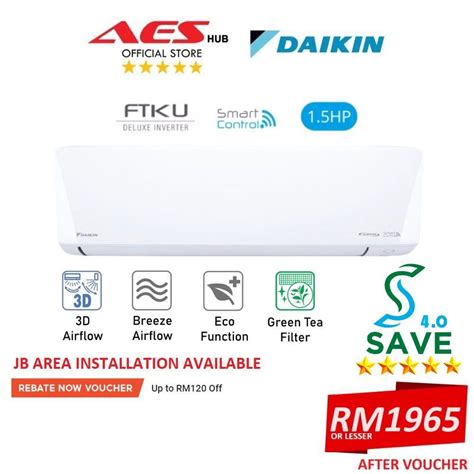 Can Install Stars Daikin Hp Air Condtioner Ftku Series Deluxe