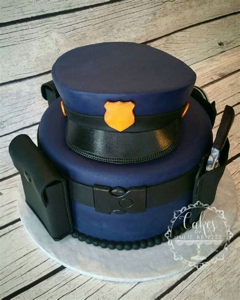 Police Officer Cake I Made That Sold At The Idaho Falls Policemens