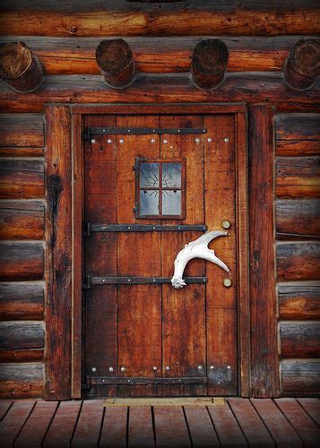 Wood Cabin Doors