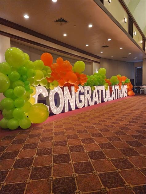 Amazing Oversize Balloon Garland Dress Up Lighting Marquee Letters