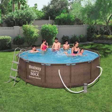 Piscina Deluxe 9150L 127V Bestway MadeiraMadeira