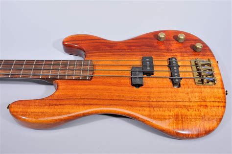 Schecter 1982 P J Bass Dream Machine Koa W Pau Ferro Neck