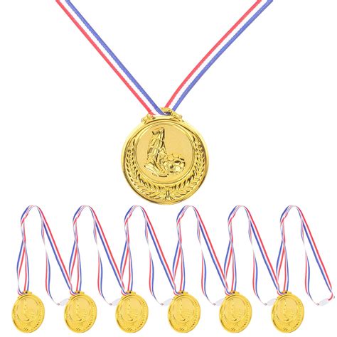 Soccer Medal Plastic Medals For Kids Sports Prize Awards Football