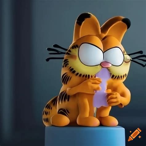 Glass Stop Motion Animation Of Garfield