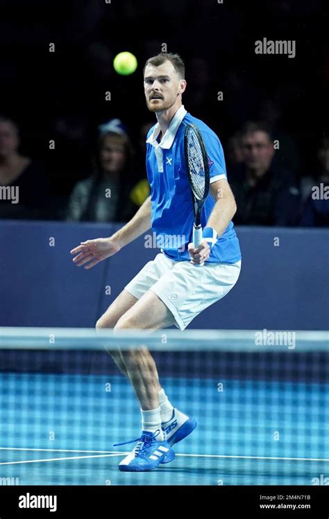 Scotlands Jamie Murray Pictured And Jonny OMara Against Englands