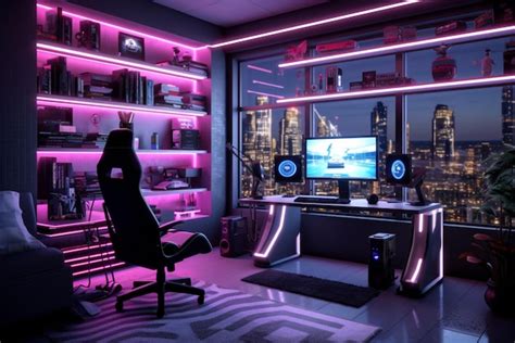 Premium AI Image | Ultimate gaming computer desktop setup