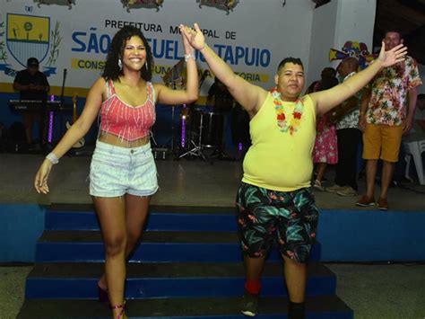 S O Miguel Do Tapuio Elege Rei Momo E Rainha Para O Carnaval