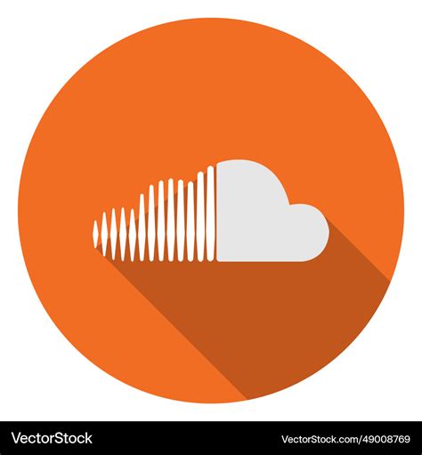 Soundcloud icon logo Royalty Free Vector Image