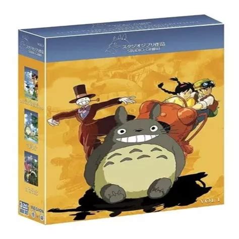 Studio Ghibli Vol Castillo Vagabundo Totoro Box Set Dvd En Venta En