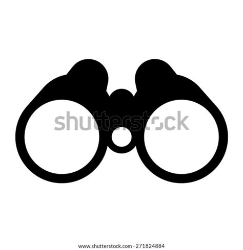 Binocular Field Glasses Flat Vector Icon Stock Vector Royalty Free 271824884 Shutterstock