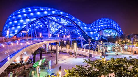 Disney Parks After Dark Tron Lightcycle Power Run Lights Up At