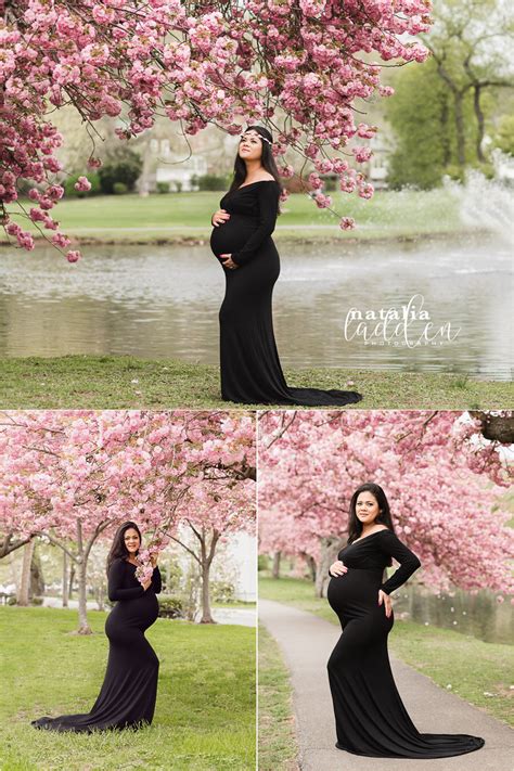 Cherry Blossom Maternity Photography Millburn Nj