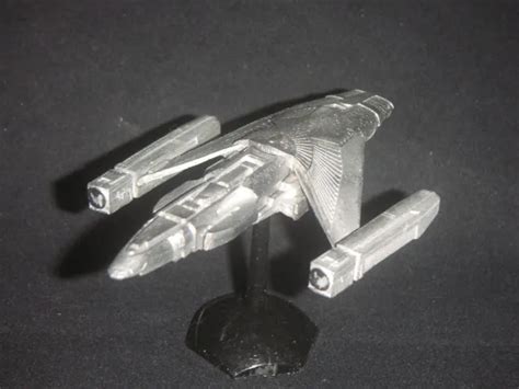 STAR TREK FASA Romulan Z-1 Nova Class Battleship Original Pewter Oop £ ...