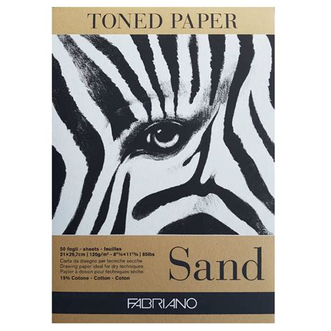 Bloco Papel Desenho Toned Sand Papelaria Modelo