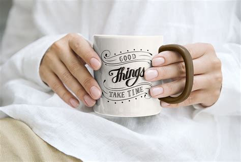 Hand Holding Coffee Mug Good Free Photo Rawpixel