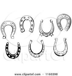 Horseshoe Drawing at PaintingValley.com | Explore collection of ...