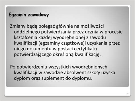 PPT Zapoznanie z kierunkiem zmian w kształceniu zawodowym PowerPoint