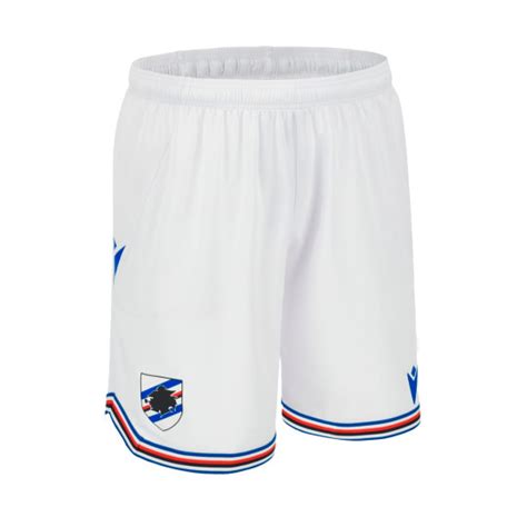 Pantaloncini Macron UC Sampdoria Prima Divisa 2023 2024 White Fútbol