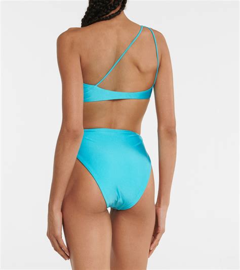 Jade Swim Apex One Shoulder Bikini Top Jade Swim