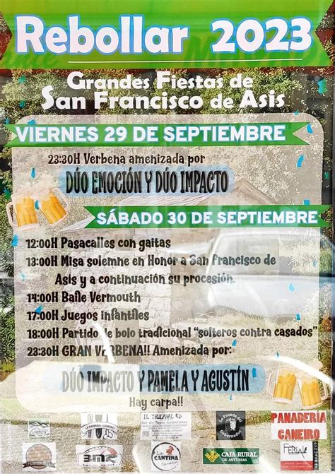 Fiestas De San Francisco De As S En Rebollar