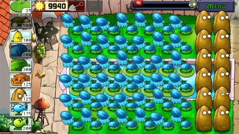 Plants Vs Zombies Hack Mini Games Last Stand Pool With Winter Melon