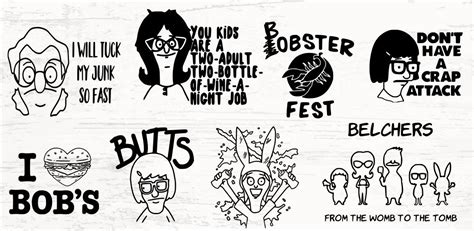 Bobs Burgers Svg Bob S Burgers Bob Burgers Svg Bundle Louise