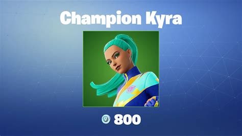 Champion Kyra Fortnite Outfitskin Youtube