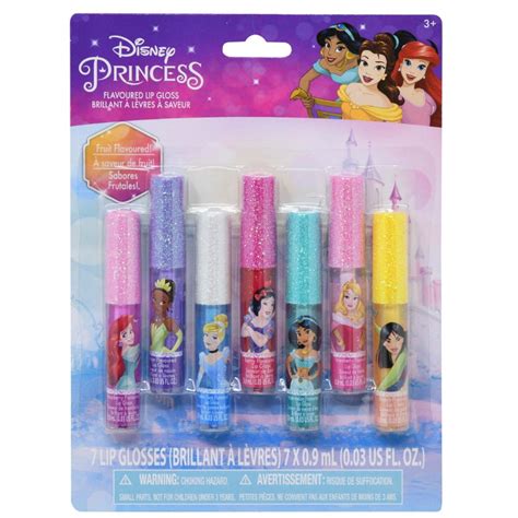 Disney Princess Flavoured Lip Gloss 7 Pack Toy Brands A K Casey S Toys