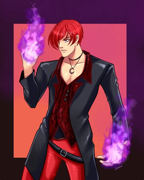 Iori Yagami KOF XV by Zeddove on DeviantArt