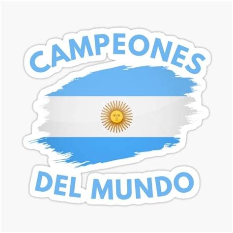 Campeones Del Mundo En 2023 Logotipo De Argentina Campeones Del