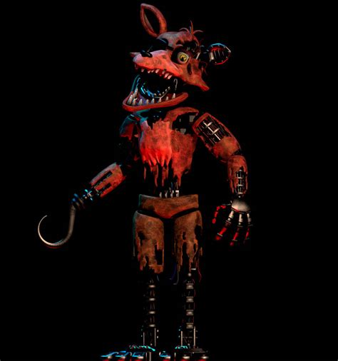 Withered Foxy Render By Pedrogsr On Deviantart