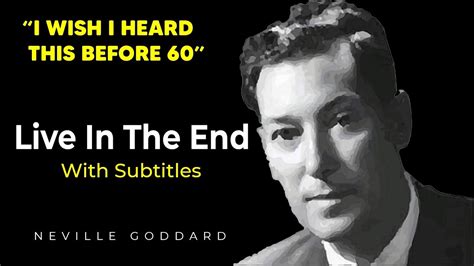 Neville Goddard Live In The End 1968 Lecture Own Voice Full